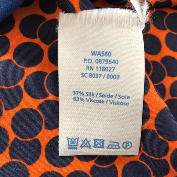 Boden Women's Size 8 Floral Silk Blend Short Sleeve Top - Picture 7 of 7